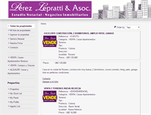 Tablet Screenshot of inmobiliariapl.com